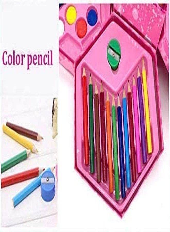 YOPRAM Dharam Creation Sales Multicolour Art Box with Colour Pencil, Crayons, Water Colour, Sketch Pens - Pack of 46 Pieces Color Kit - Image 3